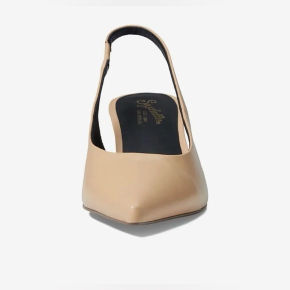 Seychelles Brooklyn heel, color vacchetta leather (beige) size 8, new in box - Picture 4 of 5